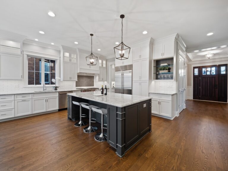 801 prospect Park Ridge New Construction home interior open concept kitchen